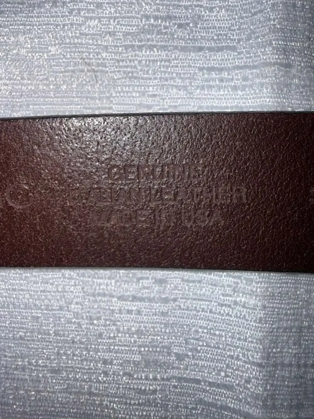 Banana Republic Genuine Italian Leather Brown Belt with Silver Buckle 38in